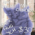 Back Hug YCH (Closed) by ThatCatObsessedDemon