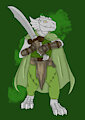 Dragonborn Druid by LoremistressLadyBug