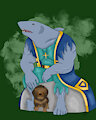 A Shark person by LoremistressLadyBug