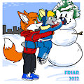 Friendly and Rob Snow Day