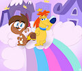 squirrel timmy in fairy world by Kippkatt