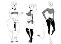 Two Thickxels and a Modern Characters