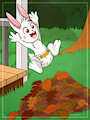 Leaf pile jumper