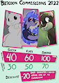 2022 Commission Prices