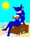 Krystal on the beach 