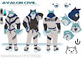 BULDGE CRISIS Model sheet Avalon [outfit] by samaraka