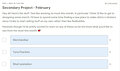Secondary Project - February voting