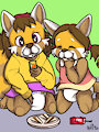 Juice N Sandwiches -By AshleyFoxKit-