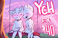 Valentine couple YCH [closed] by Shibanni