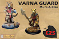 Fenris Games; Lion and Lioness miniatures