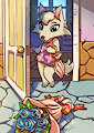 Blue Roses - Animal Crossing Fanart by Zummeng