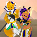 TailsXNicole: Royal Love (Digitalized Commission)