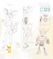 Me Cherry the cute lil girl Lombax and Rackit - On a cute lil ref by FidelTheMouse