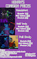 New price list