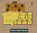 Floor Plan of Claymont Family Home