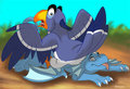 Hida Runs Into Zazu by Ifus