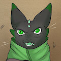 Angee Kobold in Blanket (By: Inu_Chan) by SwiftTheKobold