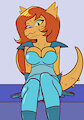 Cosma Sitting by Kamikiller