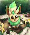 A Grass-type Eevee