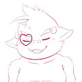 Lovur Bull - Line Art