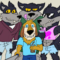 Dukey and the Big Bad Wolf Triplets