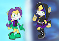 Light Mobius and Dark Mobius, Melody Prower and Requiem