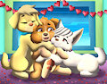 Skye, Sweetie, & Ella's Valentines Day