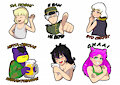[C] Stickers by VolodyaNocturne