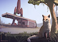 Fallout Fox by WerewolfDegenerate