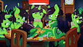 Ponies Playing Poker by HeadHazed