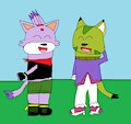 Blaze And Carol Swap Outfits by jeremycrimson