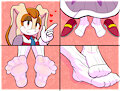 \*Commission*/: Vanilla The Rabbit's Pantyhose by xXKenTheWolfXx