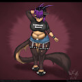 [PERSONAL ART] - Thicc goth gal by YarpiLacertae