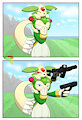 (commission) - Flower Power! by PawRoniK