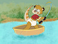 Elliot Fishing -By MrVonFuzzlebutt-