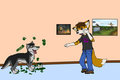 Don´t let a Wolf decorate your home...