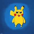 My first drawn Pokémon - Pika pika! by Snuggles