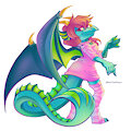 Talia the Sea Dragon by KaiThePhaux