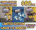 FE 2022 EXCLUSIVE CASSETTE BADGES