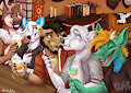&ldquo;hangout at a bar&rdquo; By Kaotikjuju