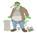 Fat Crocodile by Cregon