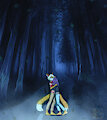 Misty night