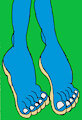 Pamela's Tippy Toes Digital by LouisEugenioJR1990