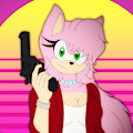 TSS: Lady PINK Pose-ster