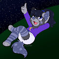 Stargazing Wolf -By Pukopop-