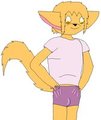 Tight shorts by gaki