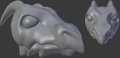 Dragon Head commission by Omo