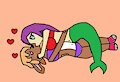 Mermaid surprise kiss by Criseral