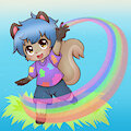 "Rainboooow!" by Zekey