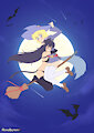 Tabi & Neyva - Halloween Witch & Cat